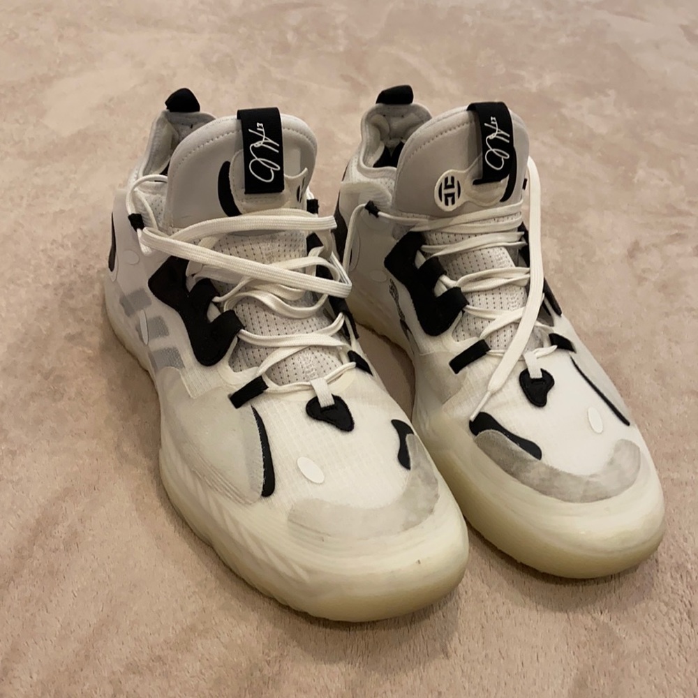 adidas White and Black Athletic Shoes